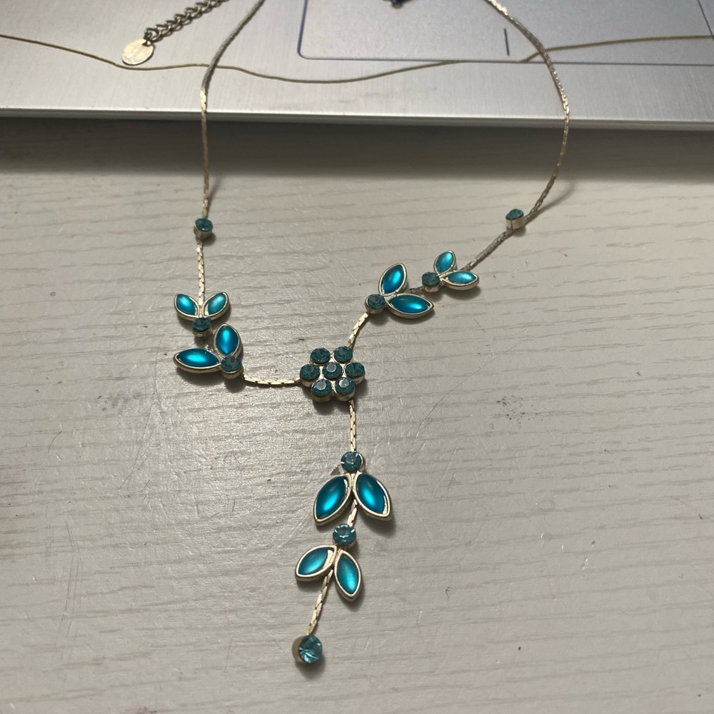 Blue Gem Necklace